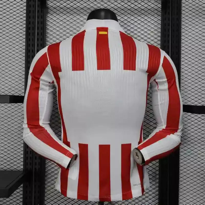 Atlético Madrid Domicile Version Manches Longues Joueur 2025/2026