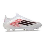 Crampons Adidas F50 Blanche et rouge