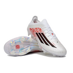 Crampons Adidas F50 Blanche et rouge