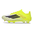 Crampons Adidas F50 Jaune et Blanche