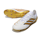 Crampons Adidas Predator Blanc et Or