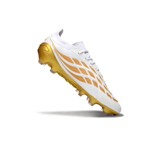 Crampons Adidas Predator Blanc et Or
