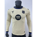 FC Barcelone Extérieur Version Joueur Manches Longues 2025/2026