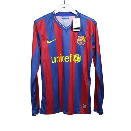 FC Barcelone Retro Domicile Manches Longues 2009/2010