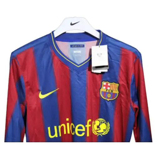 FC Barcelone Retro Domicile Manches Longues 2009/2010