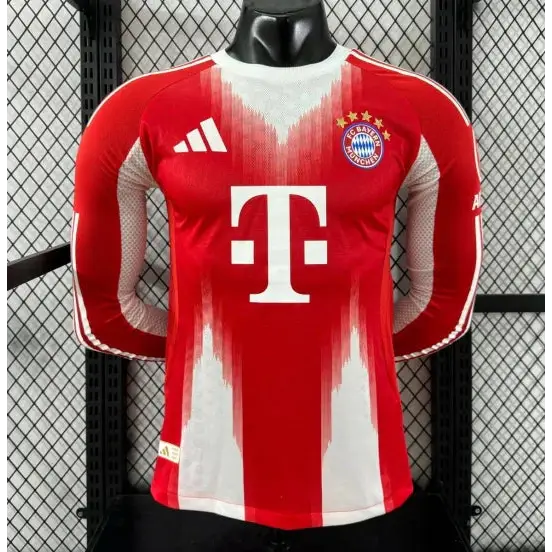 FC Bayern Munich Domicile Manches Longues Version Joueur 2025/2026
