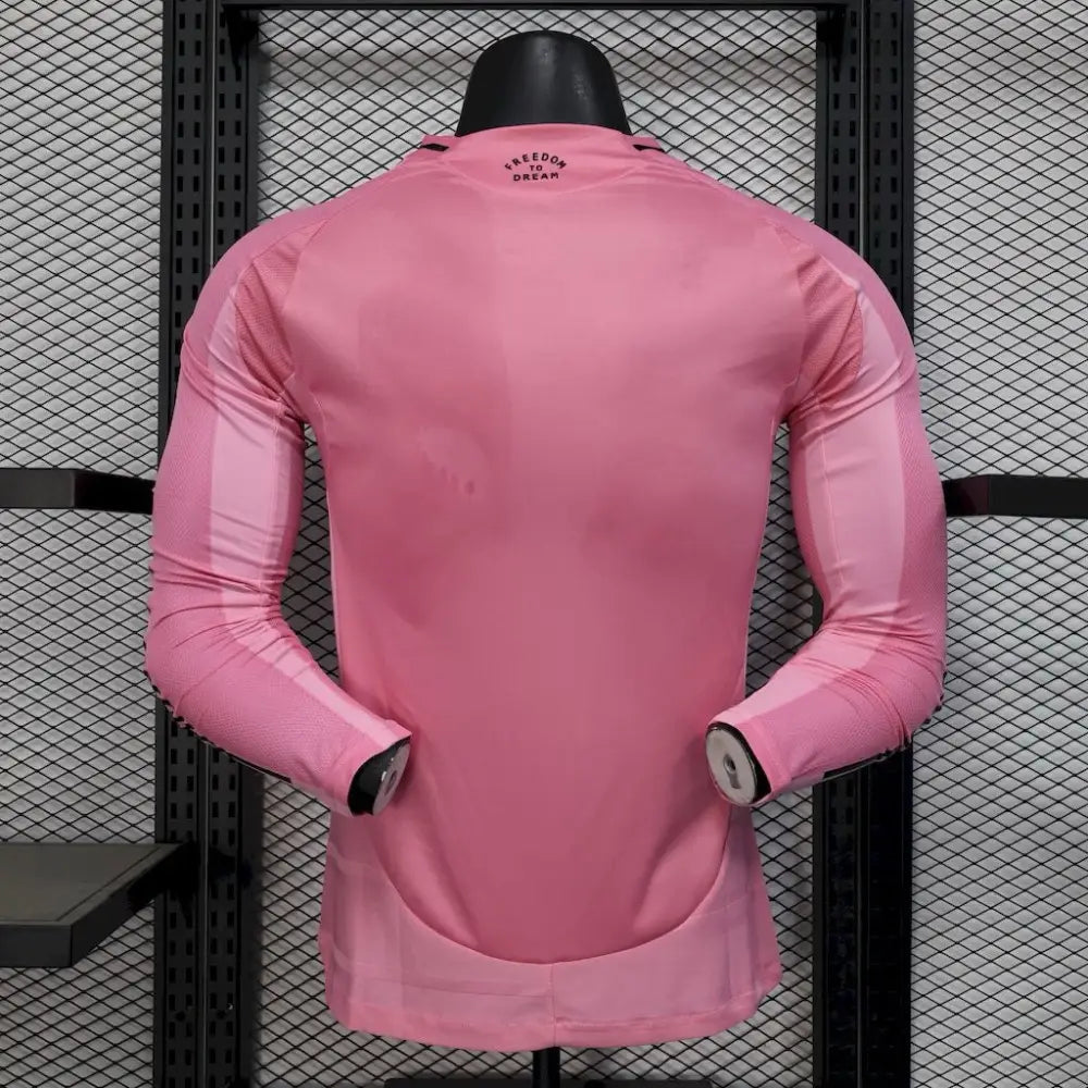 Inter Miami CF Domicile Version Joueur Manches Longues 2025/2026
