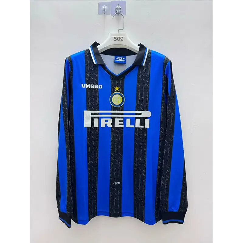 Inter Milan Domicile Manches Longues Retro 1997/1998