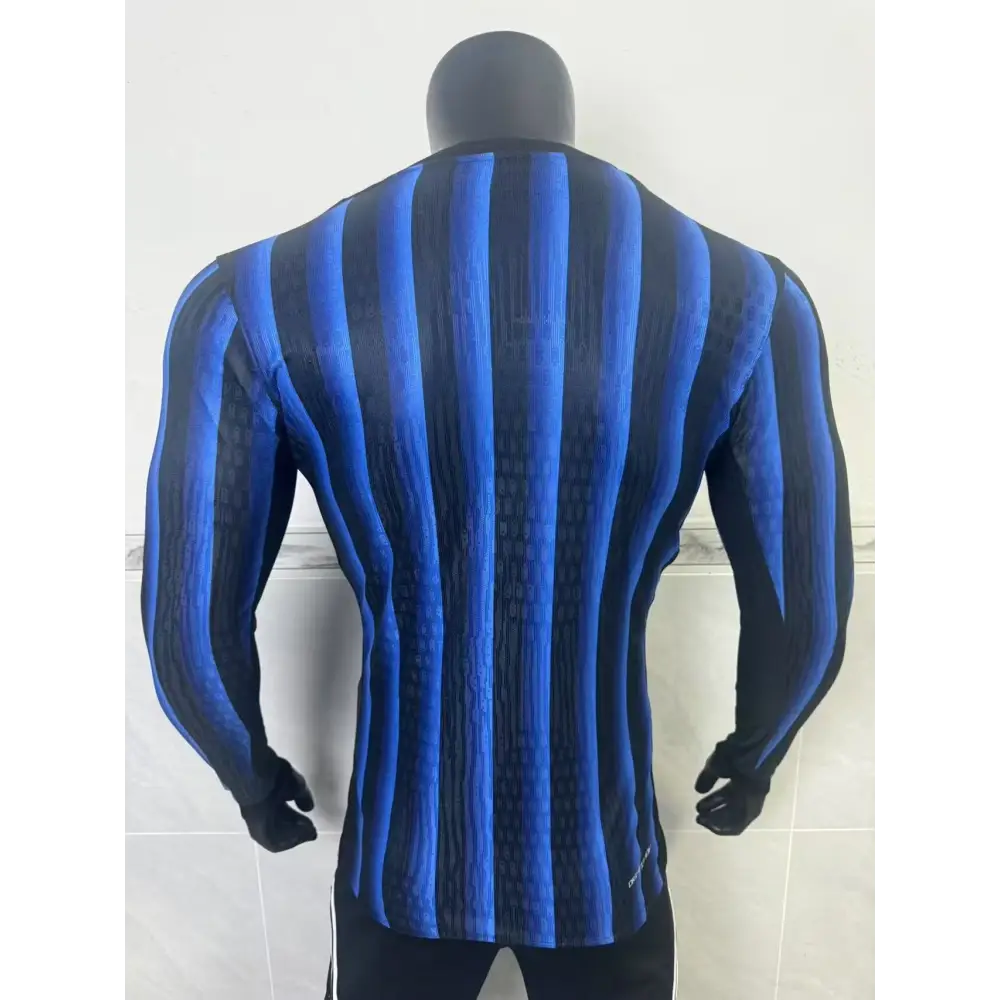 Inter Milan Domicile Version Joueur Manches Longues 2025/2026