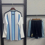 Kit enfant Argentine Coupe du Monde 2026 Domicile Manches Longues