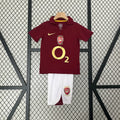 Kit enfant Arsenal Extérieur 2004 Retro