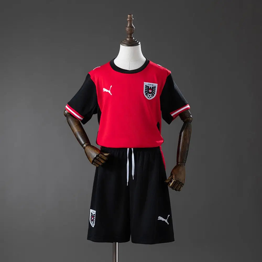 Kit enfant Autriche Coupe du Monde 2026 Domicile