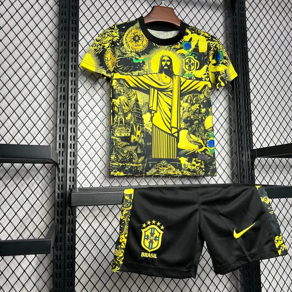 Kit enfant Brésil Christ Corcovado Jaune 2024