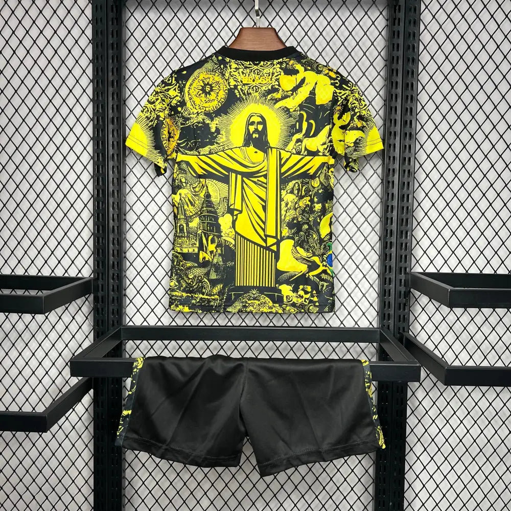 Kit enfant Brésil Christ Corcovado Jaune 2024