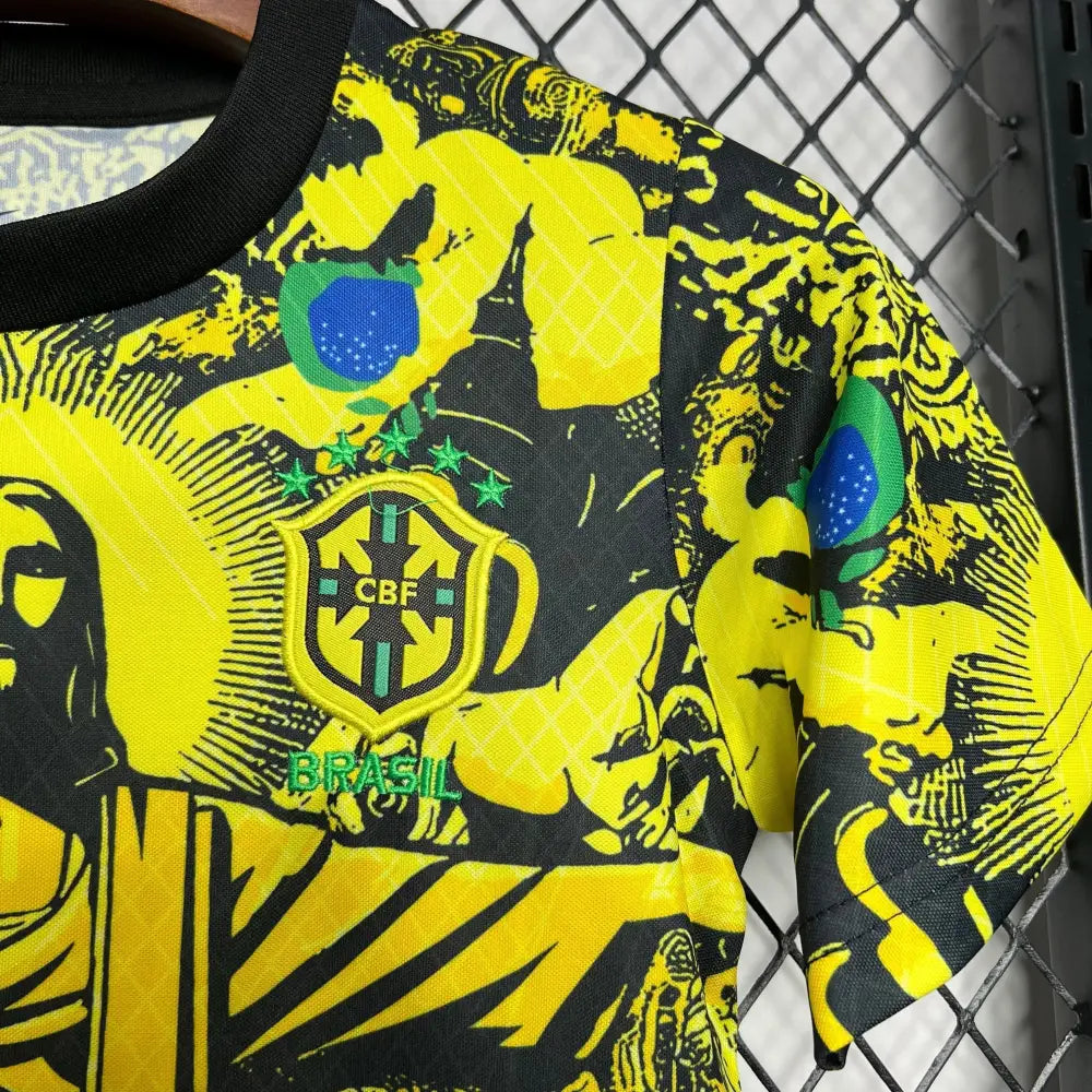 Kit enfant Brésil Christ Corcovado Jaune 2024