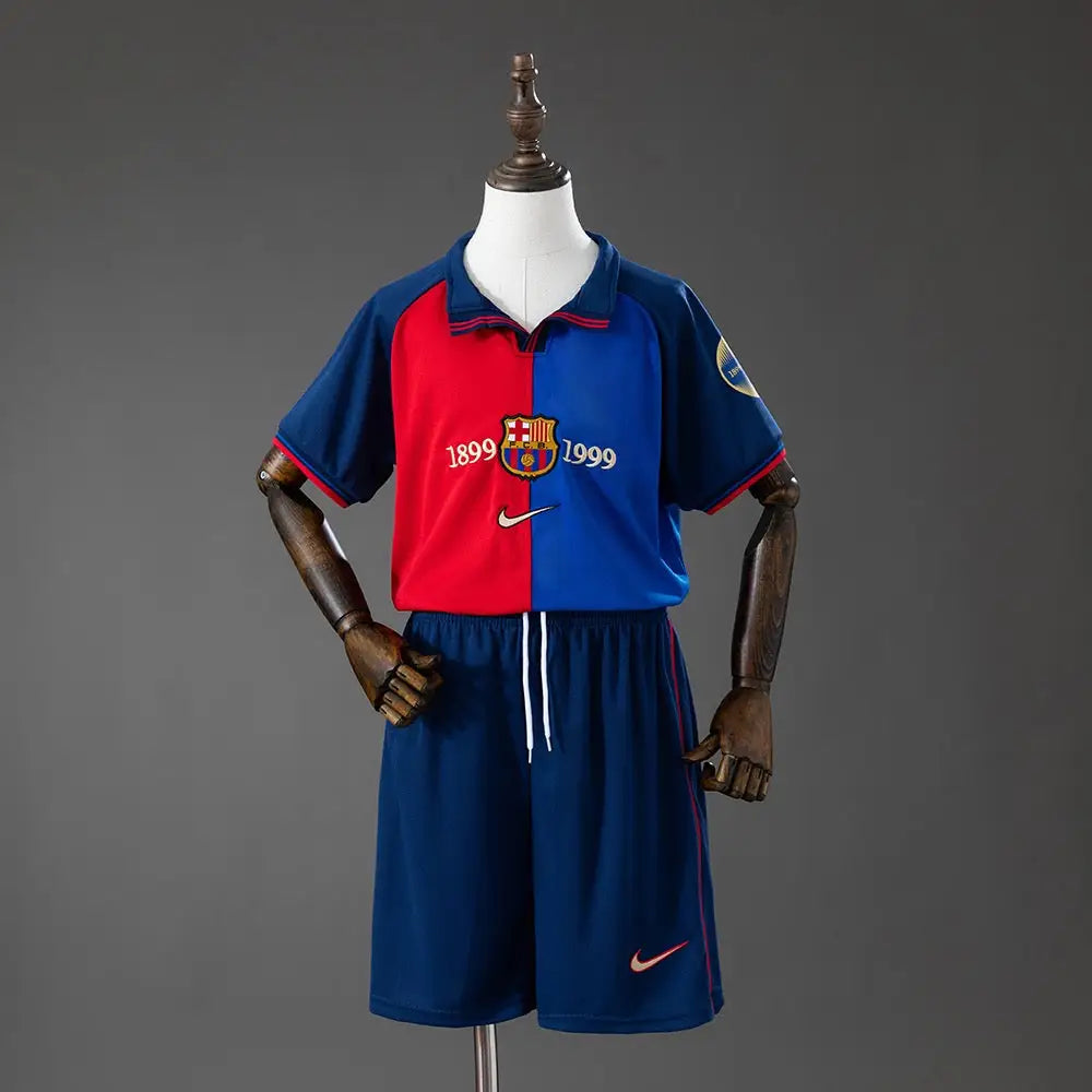 Kit Enfant FC Barcelone 100th anniversary Domicile