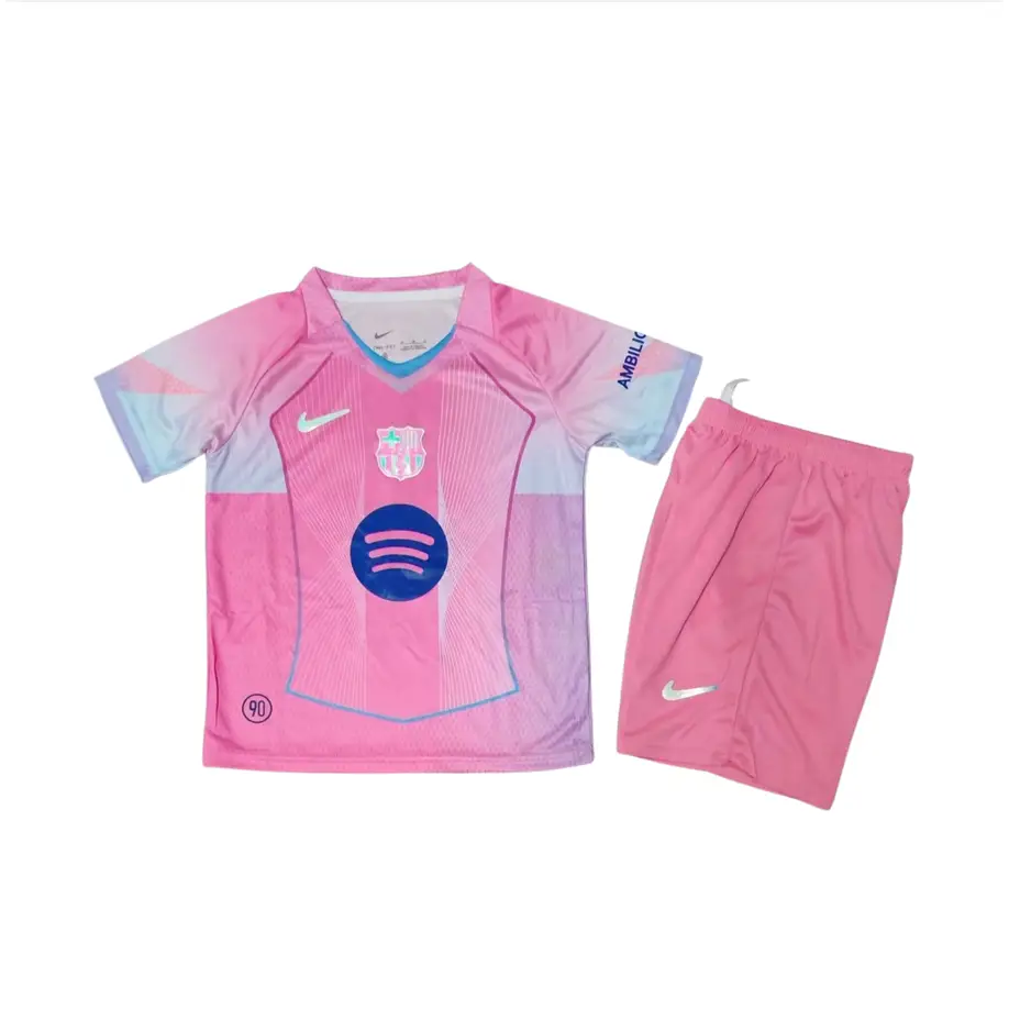 Kit Enfant FC Barcelone Rose 2026