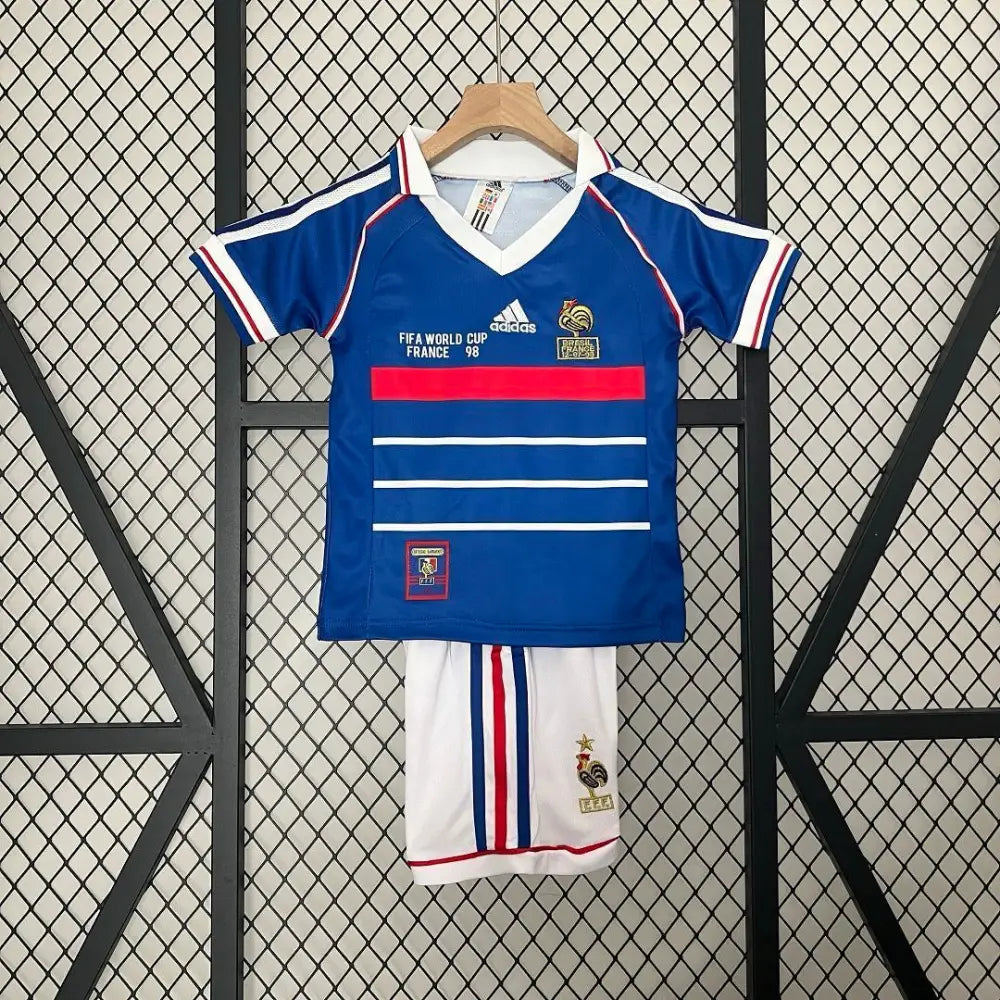 Kit enfant France Domicile Coupe du Monde 1998