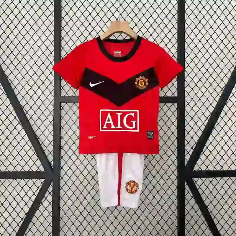 Kit Enfant Manchester United Domicile Retro 2009/2010