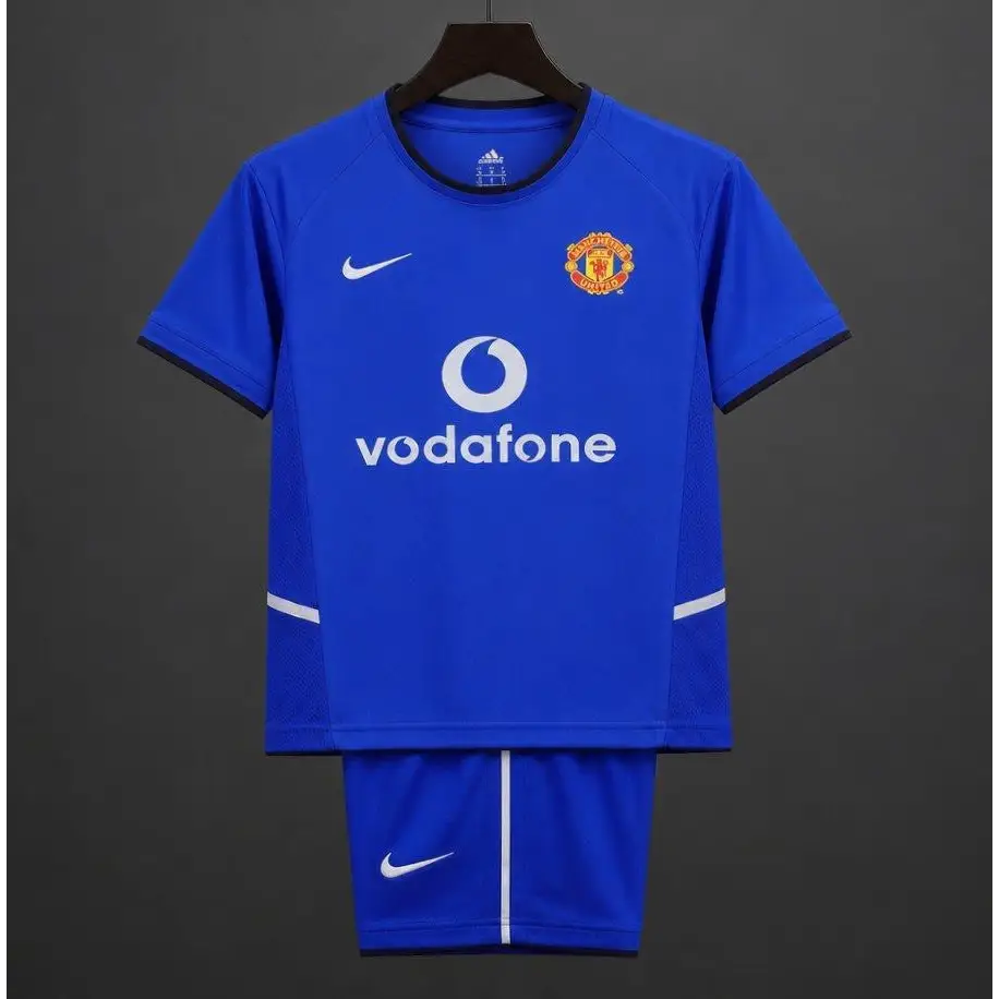 Kit Enfant Manchester United Extérieur Retro 2002