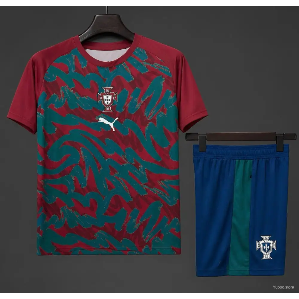Kit enfant Portugal Coupe du Monde 2026  pré match