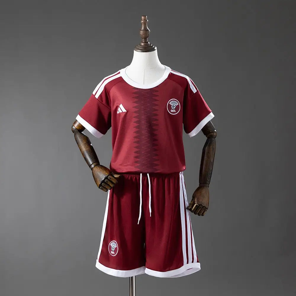 Kit enfant Qatar Coupe du Monde 2026 Domicile