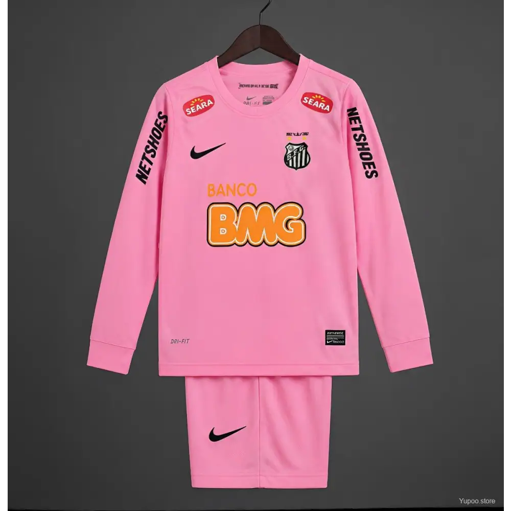 Kit Enfant Santos 2011/2012 Rose manches longues