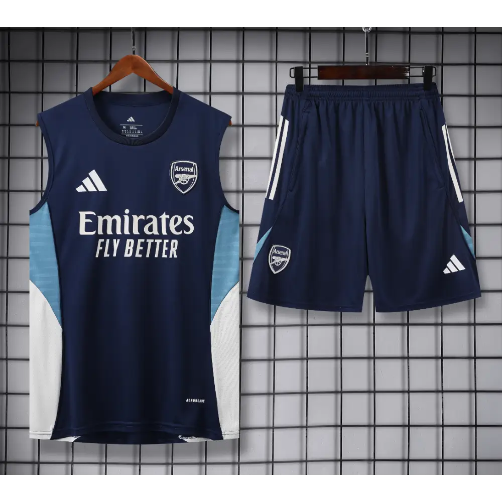 Kit Entraînement Arsenal Bleu & Blanc 2025/2026