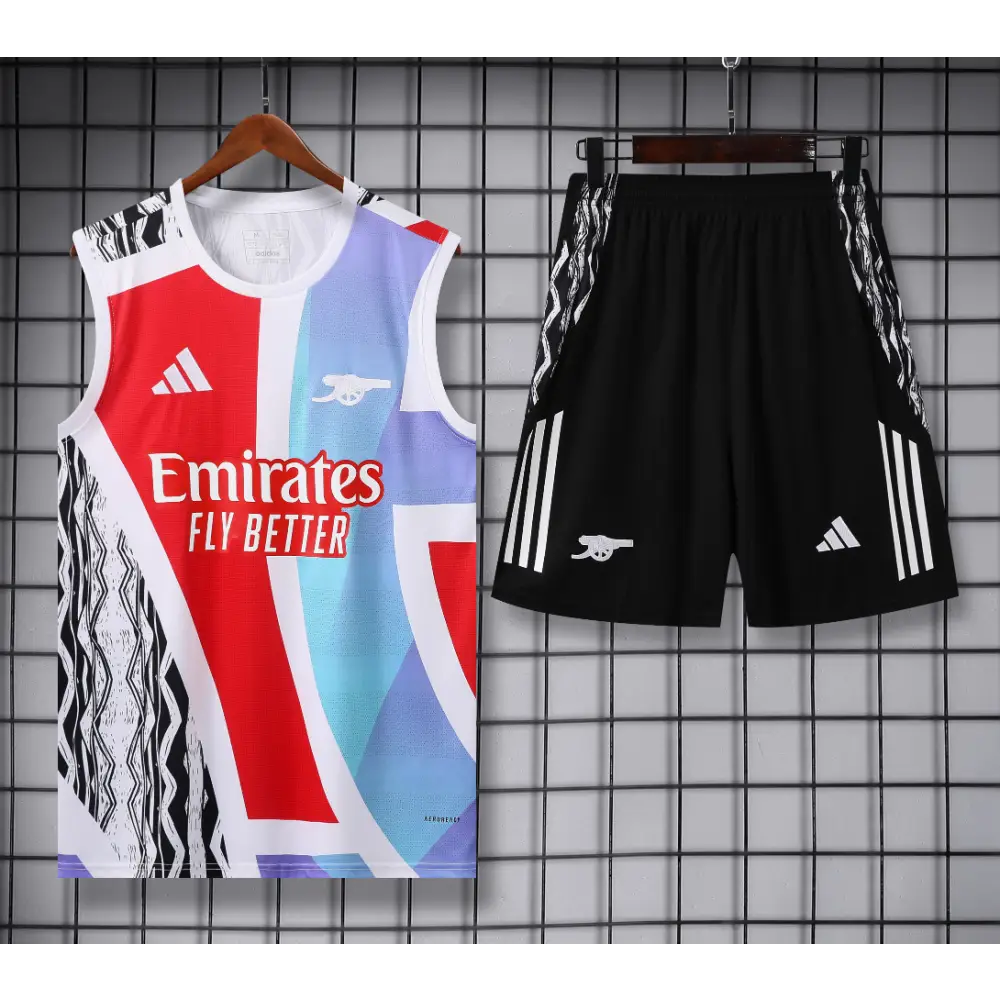 Kit Entraînement Arsenal Bleu Rouge & Blanc 2025/2026