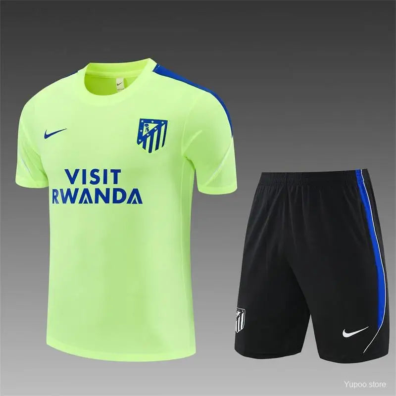 Kit Entraînement Atletico Madrid Fluo 2025/2026 Manches courtes
