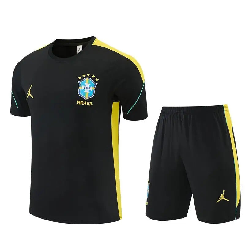 Kit Entraînement Brésil Coupe du monde 2026 Manches courtes
