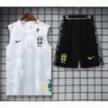 Kit Entraînement Brésil Noir & Blanc 2025/2026