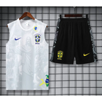 Kit Entraînement Brésil Noir & Blanc 2025/2026