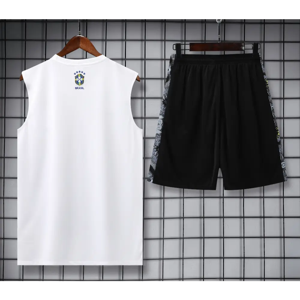 Kit Entraînement Brésil Noir & Blanc 2025/2026