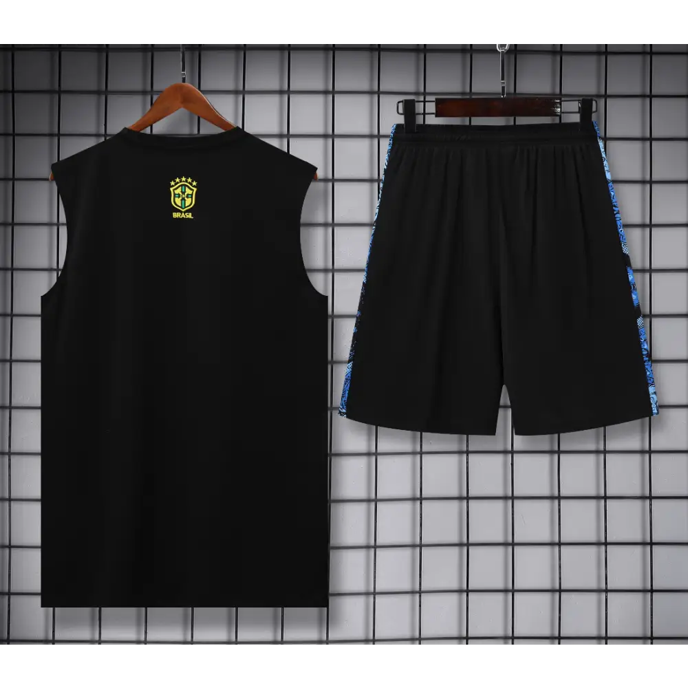 Kit Entraînement Brésil Noir & Bleu 2025/2026