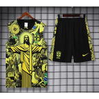 Kit Entraînement Brésil Noir & Jaune 2025/2026