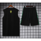 Kit Entraînement Brésil Noir & Vert 2025/2026
