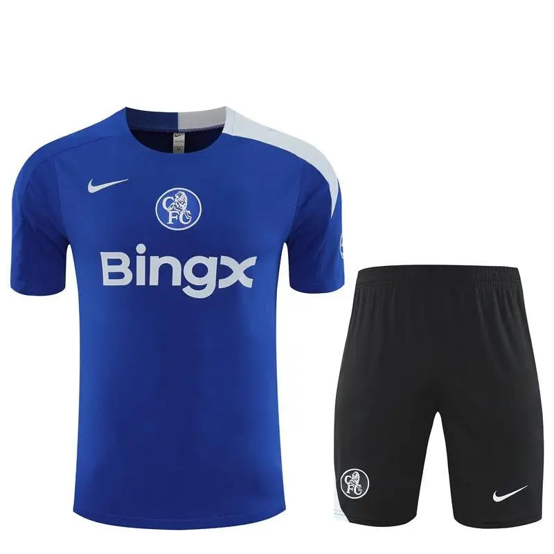 Kit Entraînement Chelsea Bleu 2025/2026 Manches courtes