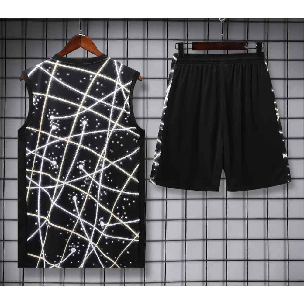 Kit Entraînement Chelsea Noir Rayé 2025/2026