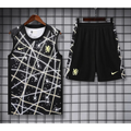 Kit Entraînement Chelsea Noir Rayé 2025/2026