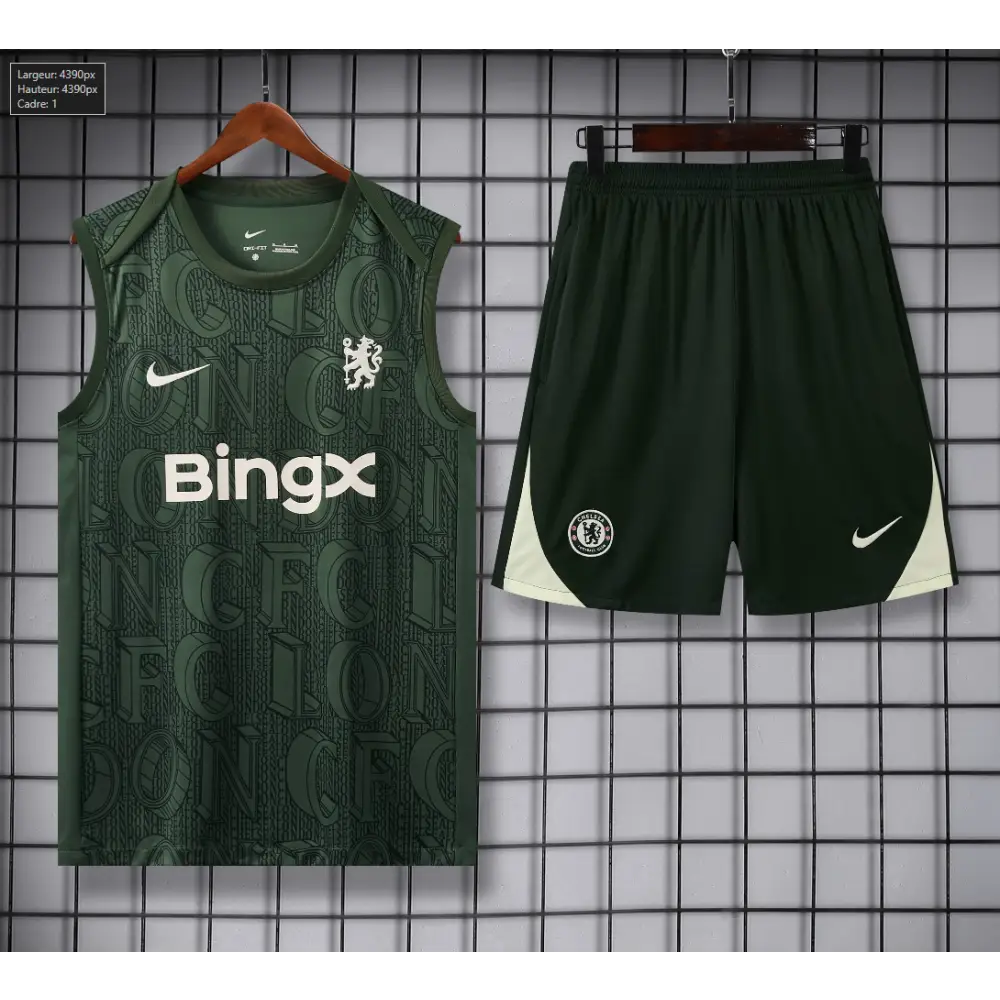 Kit Entraînement Chelsea Vert & Motifs 2025/2026