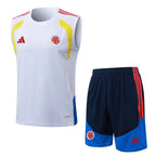 Kit Entraînement Colombie Blanc & Jaune 2025/2026