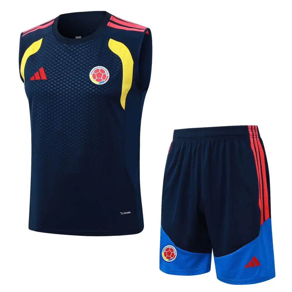 Kit Entraînement Colombie Bleu & Jaune 2025/2026