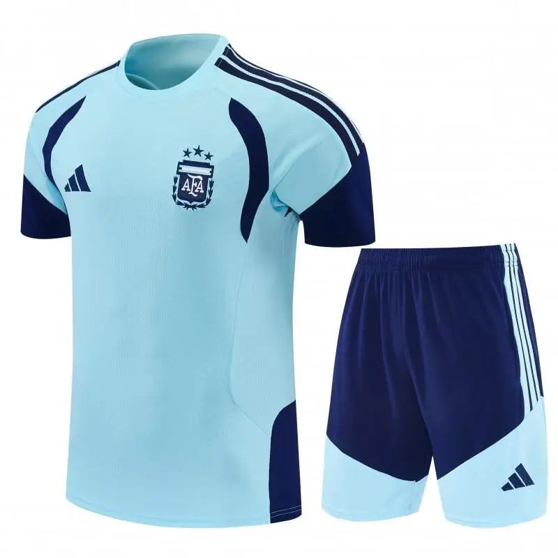 Kit Entraînement Espagne Bleu ciel Coupe du Monde 2026 Manches courtes