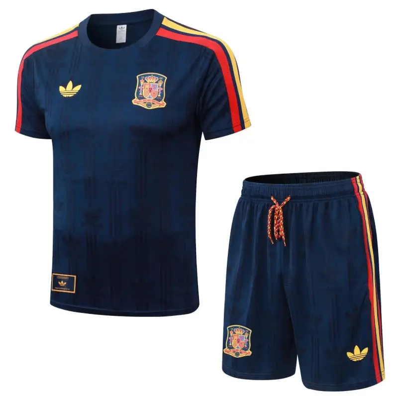 Kit Entraînement Espagne Domicile Coupe du Monde 2026 Manches courtes