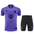 Kit Entraînement FC Barcelone Violet 2025/2026 Manches courtes