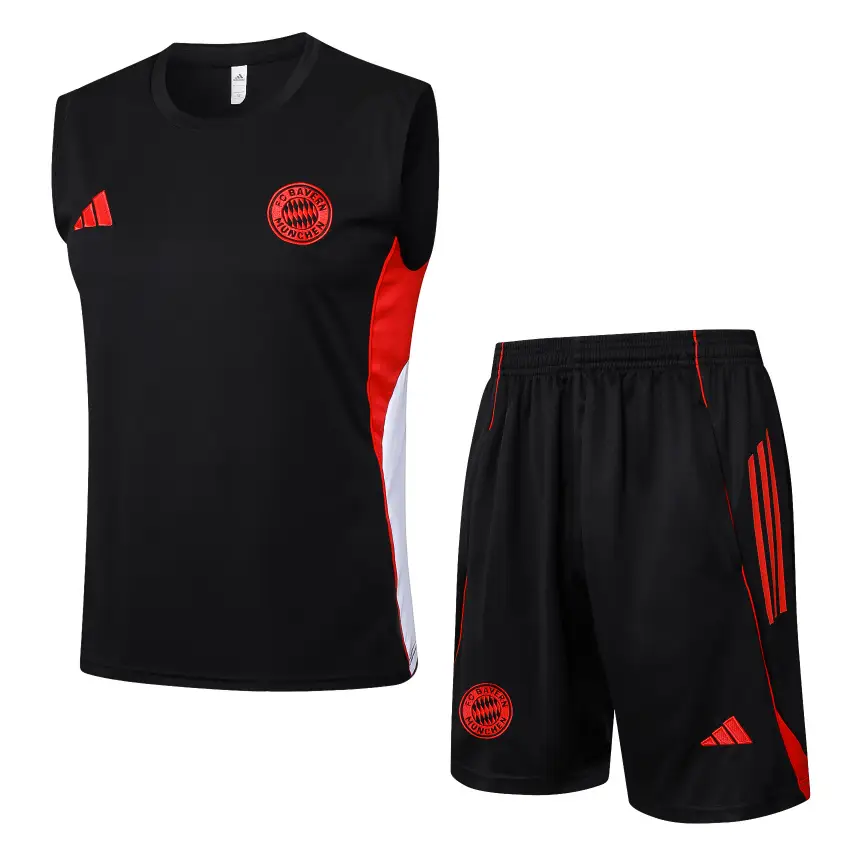 Kit Entraînement FC Bayern Munich Noir & Rouge 2025/2026