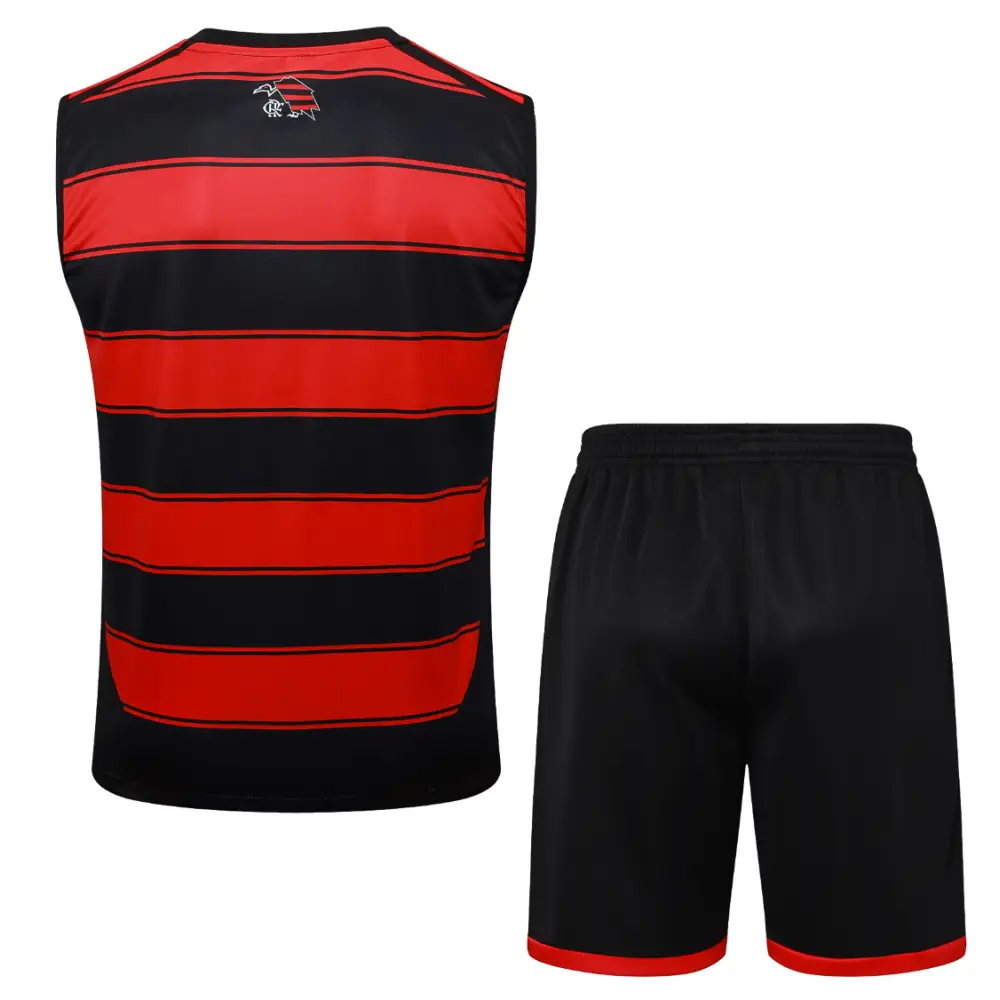 Kit Entraînement Flamengo Noir & Rouge 2025/2026