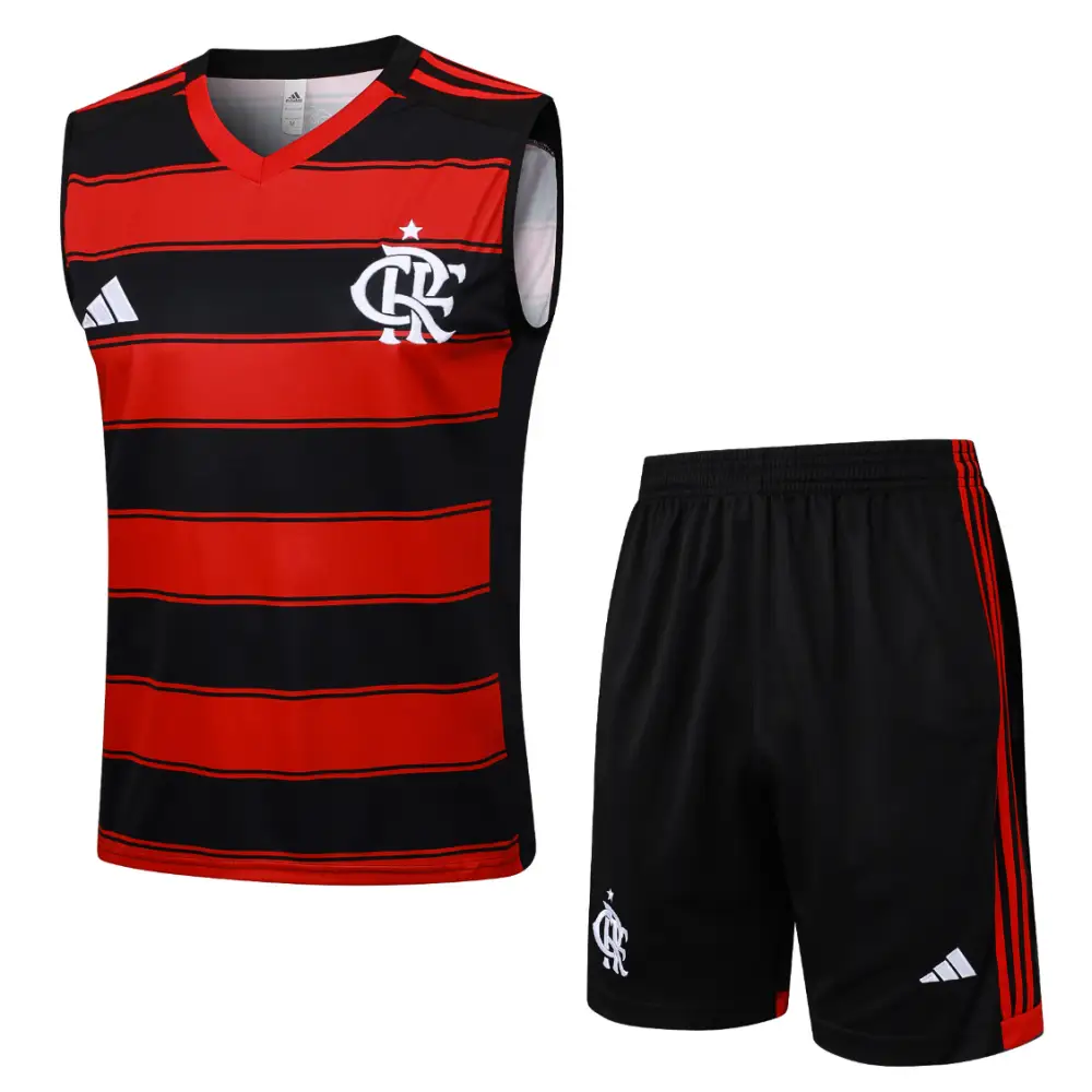 Kit Entraînement Flamengo Noir & Rouge 2025/2026