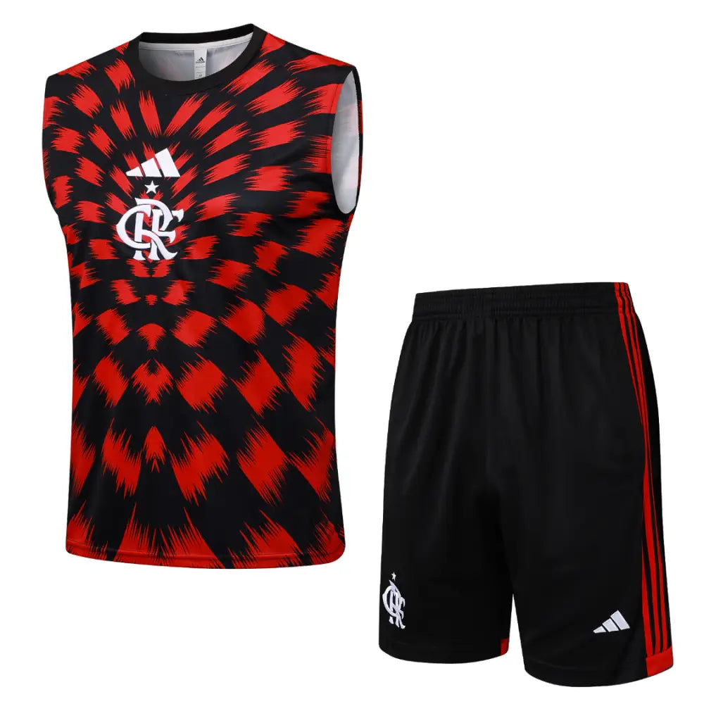 Kit Entraînement Flamengo Rouge & Noir 2025/2026